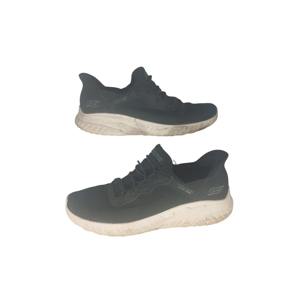 Skechers Bobs Slip-ins Sneakers 9 Black Hands-Free Walking Shoes 117500